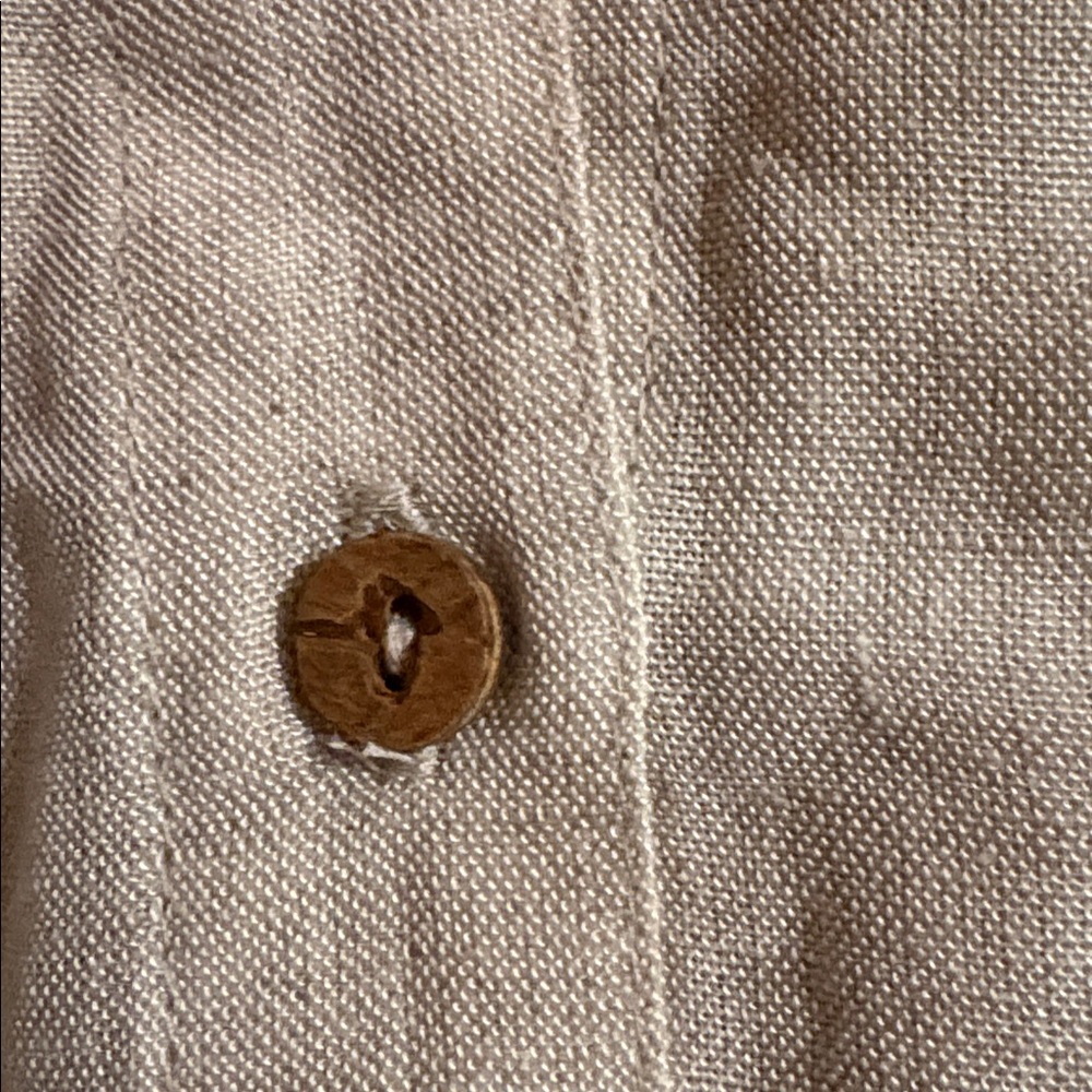 Boston Proper Linen blend  Sleeveless button down blouse XS NWT - Picture 5 of 9